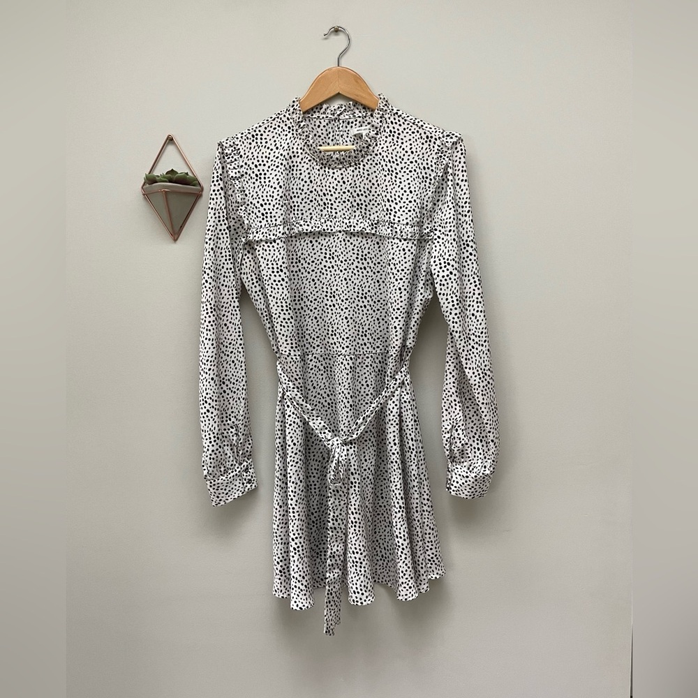 Avec Les Filles Long Sleeve Dress